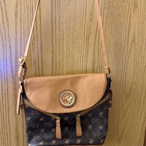 Beverly Hills Polo Club Tan and Brown Crossbody Bag